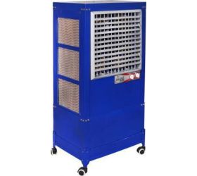 Air king 70 Liter Air Cooler Large Cooling Capacity Inverter Operated | Turbo Fan Technology | Honey Comb Pad With Plastic Net With Crompton Motor 70 L Tower Air Cooler Blue, image